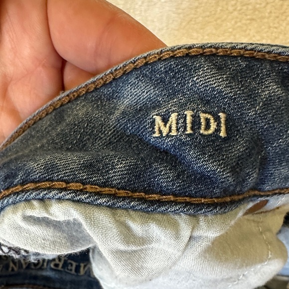 AE- Denim Blue Women's Shorts 4 - Picture 4 of 8